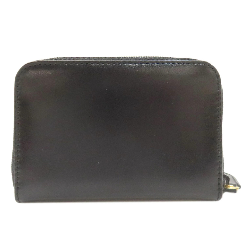 Gucci Leather Key Hook Wallet coin case Black